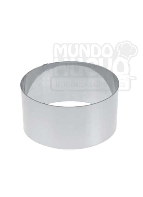 Timbal Redondo Acero MS 8 x 5 Cm