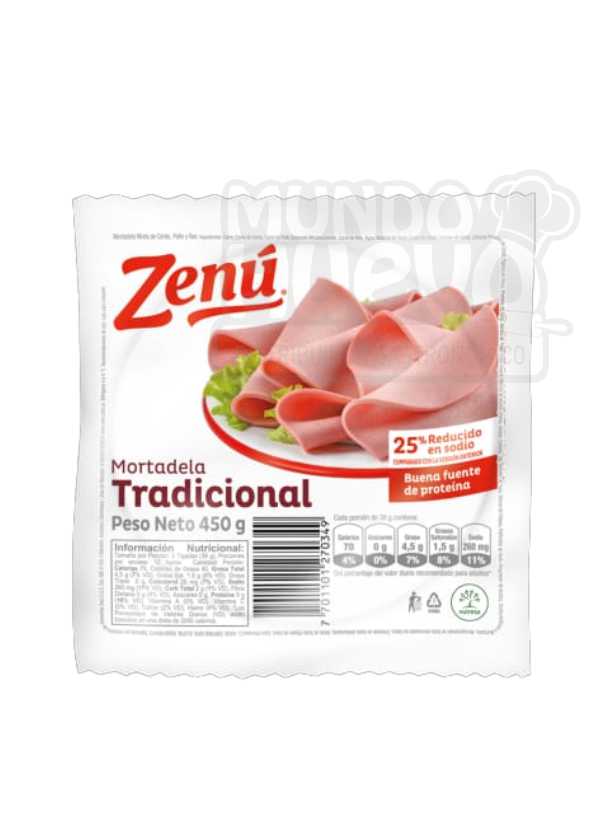 Mortadela x 450 Gr Zenú