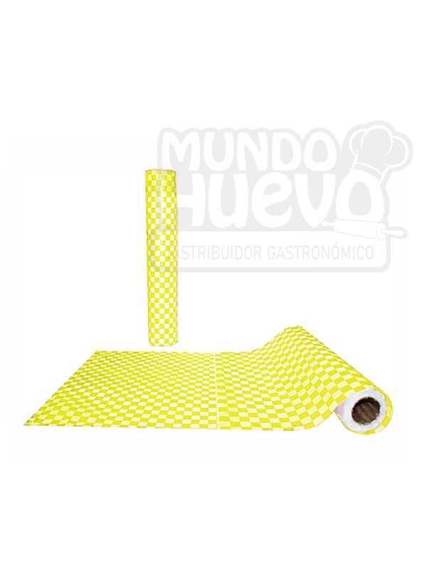 Papel Parafinado Color X 10 Mts Amarillo