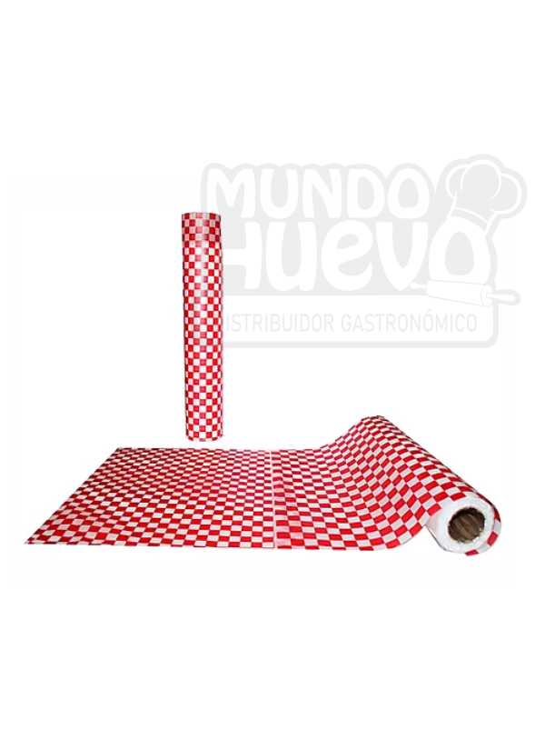 Papel Parafinado Color X 10 Mts Rojo