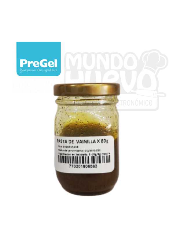 Pasta de vainilla x 80 Gr Pregel