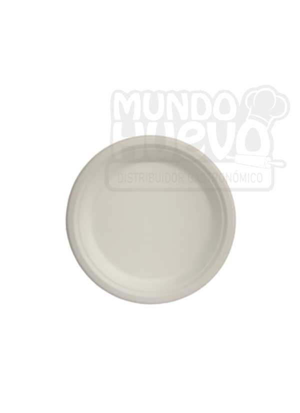 Plato Ecológico 23 Cm Pando X 20 Unds. BeGreen