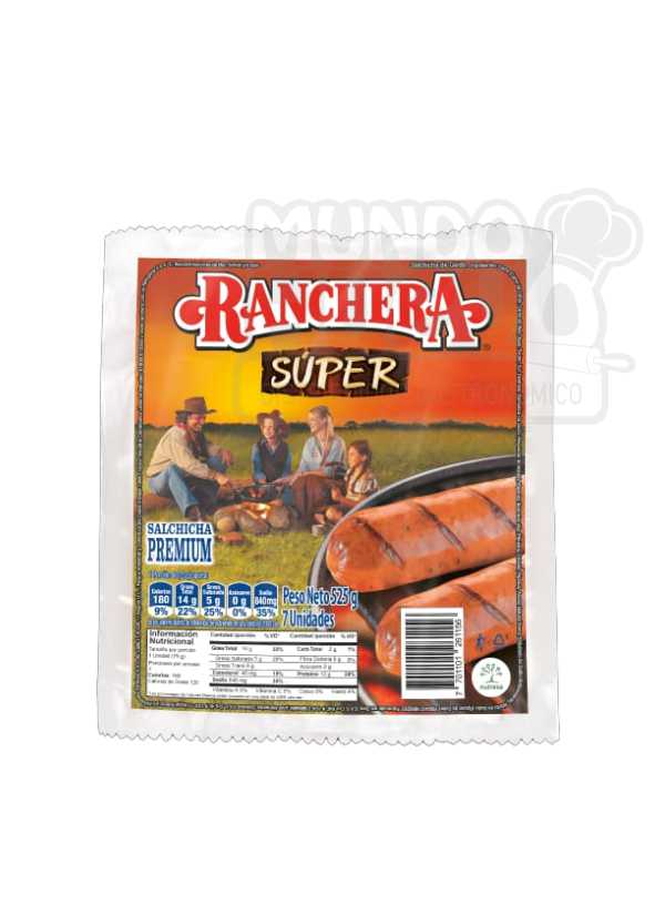 Salchicha Super Ranchera x 525 Gr Zenú