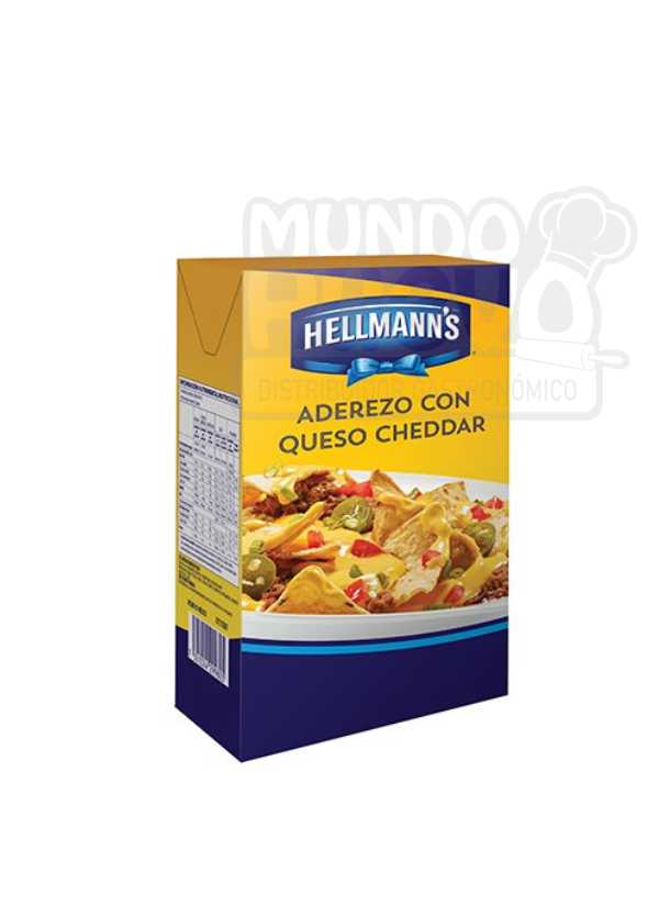 Salsa Queso Cheddar x 1 Lt Hellmanns