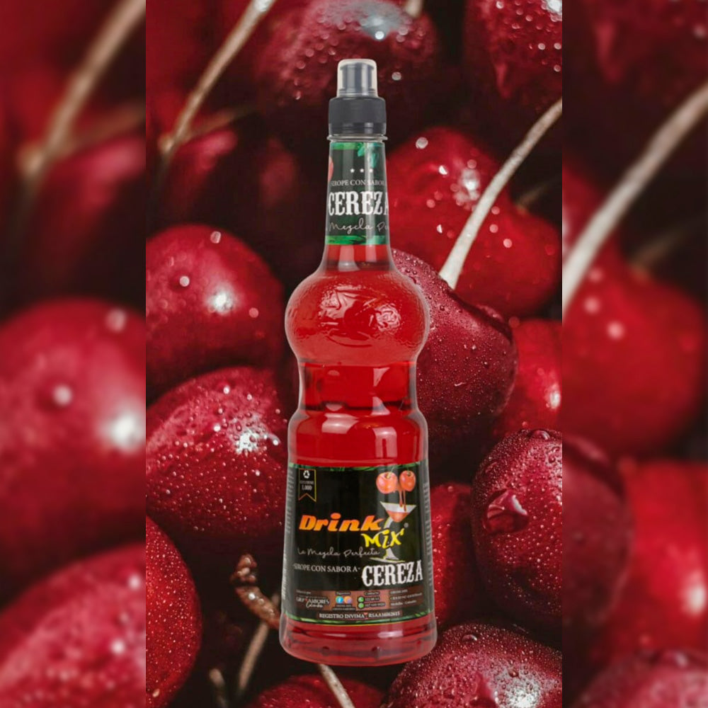 Si Rope Sirope Saborizante Cereza 1 Lt Drink Mix – Mundo Huevo