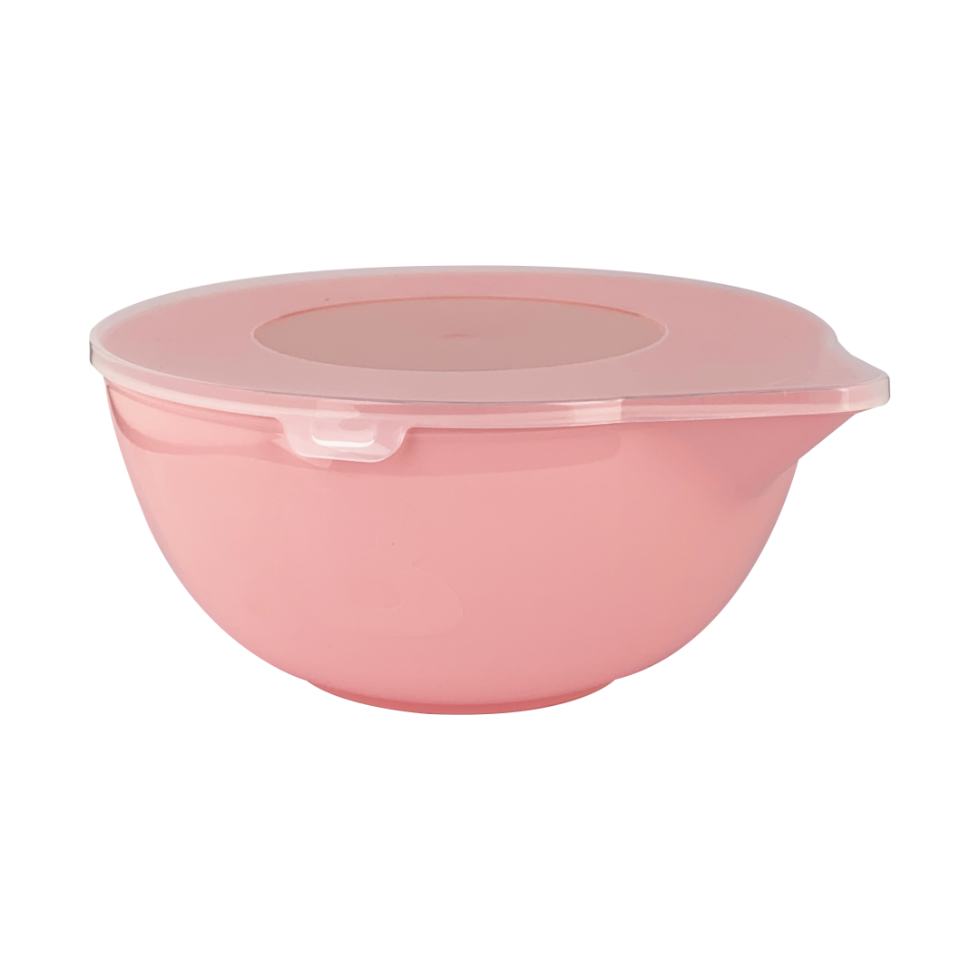 Bowl Plástico Mediano Rosado Pastel BWB – Mundo Huevo