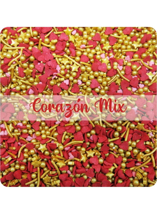 Grageas (Sprinkles) Reposteria Corazones X 99G