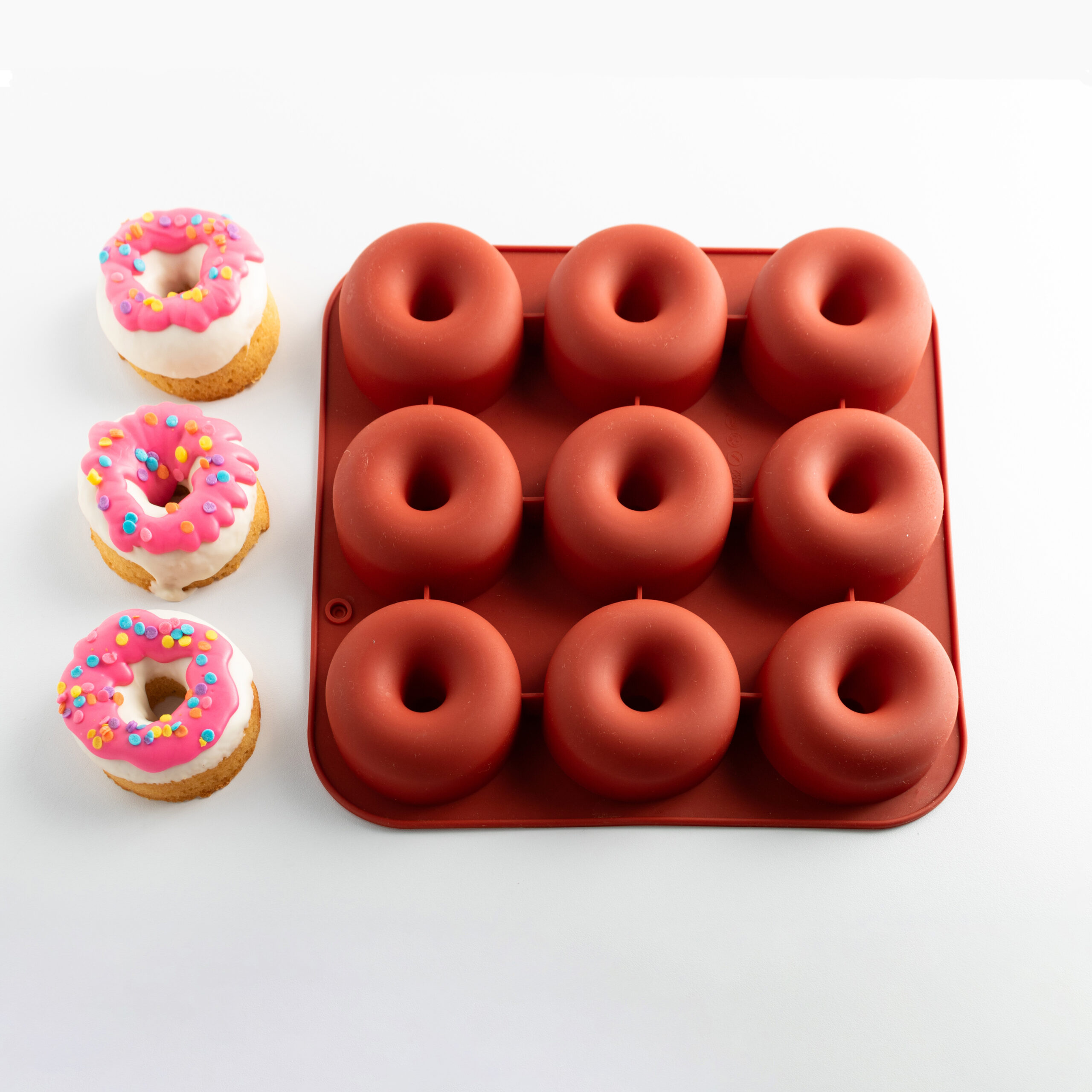 Molde Silicona Pro Donuts X 12 Cavidades – Mundo Huevo